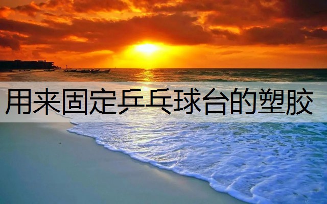 用来固定乒乓球台的塑胶