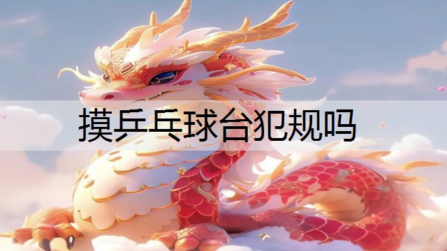 摸乒乓球台犯规吗