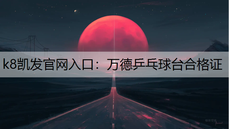 k8凯发官网入口：万德乒乓球台合格证